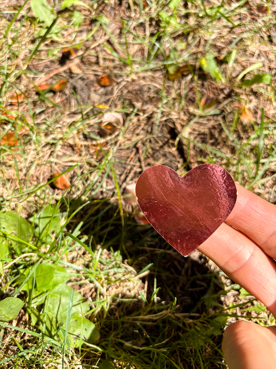 Heart party confetti